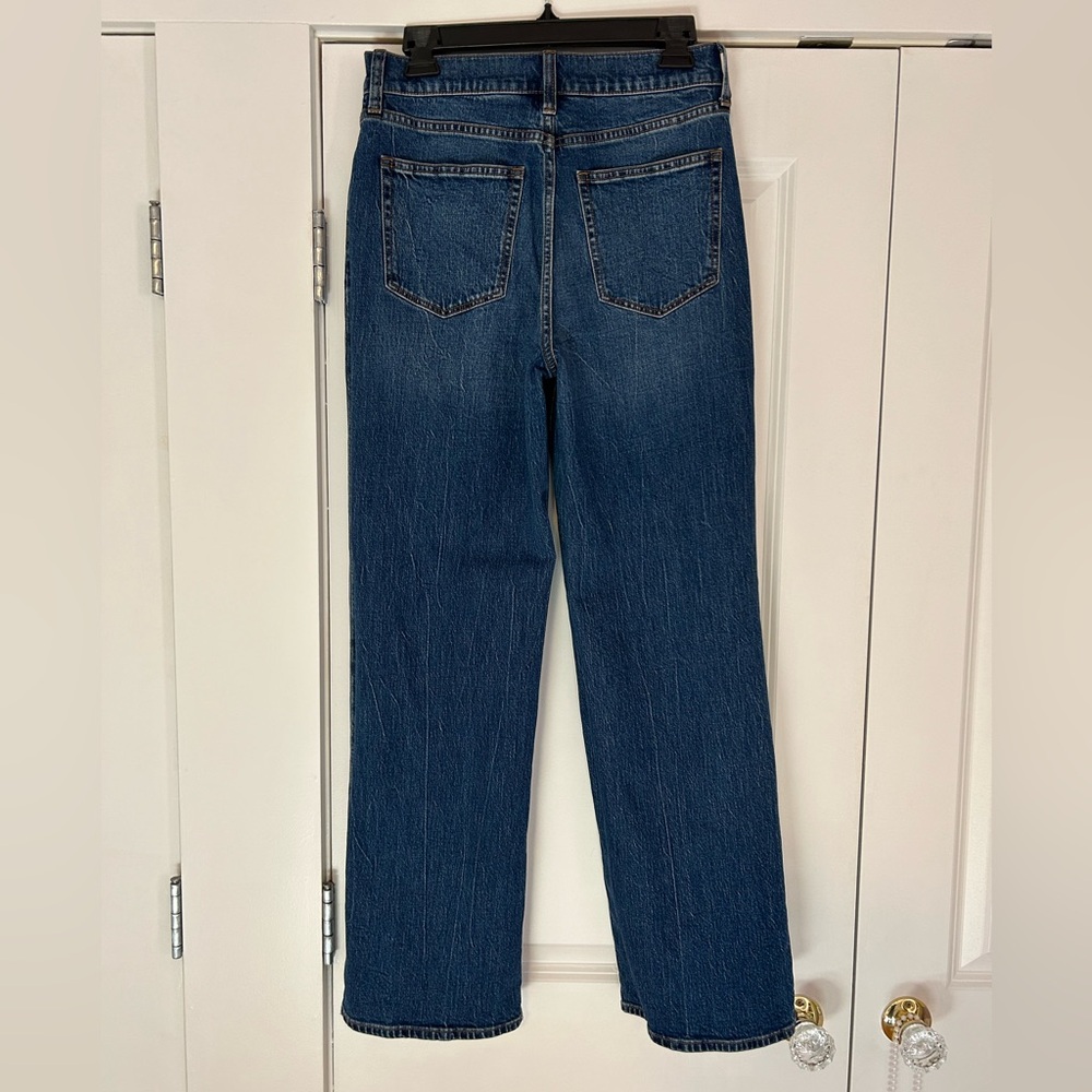 J. Crew Dark Blue Flare & Wide Leg Jeans - Picture 2 of 3